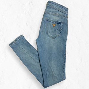 GUESS Womens Isabel Curvy Skinny Fit Jeans 25